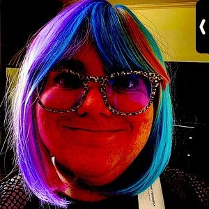 kawaii cute rainbow wig